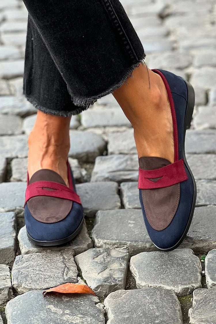 MARIELLA | COLOR-BLOCK LOAFERS
