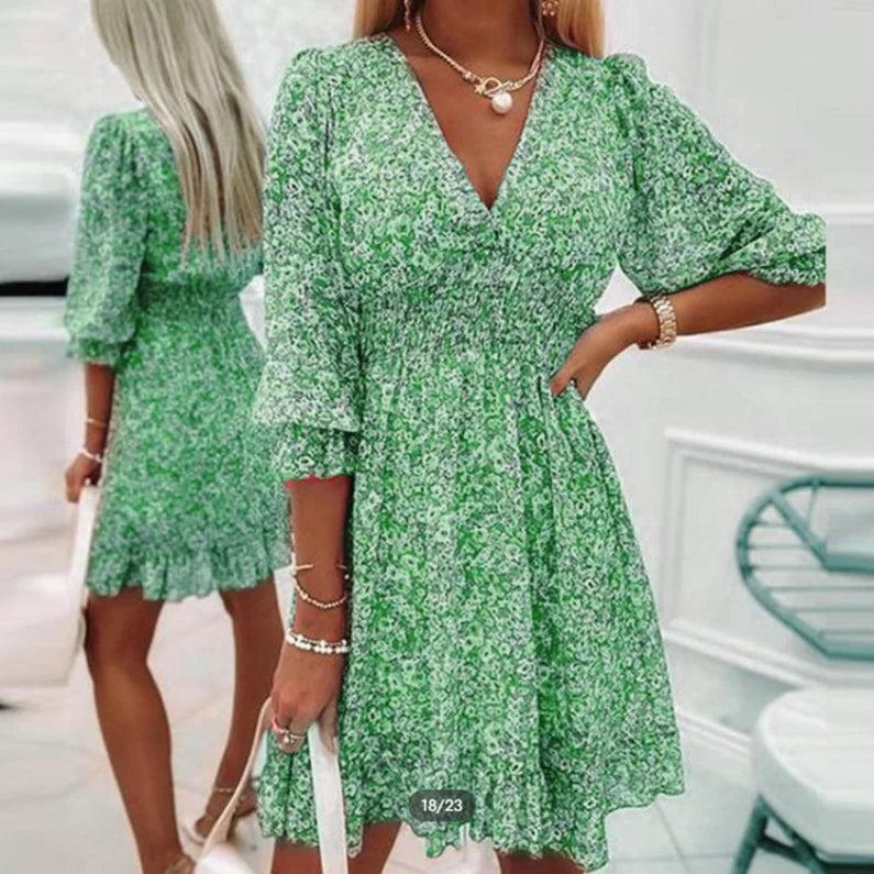 Aleia Bloom Romantic Floral Dress