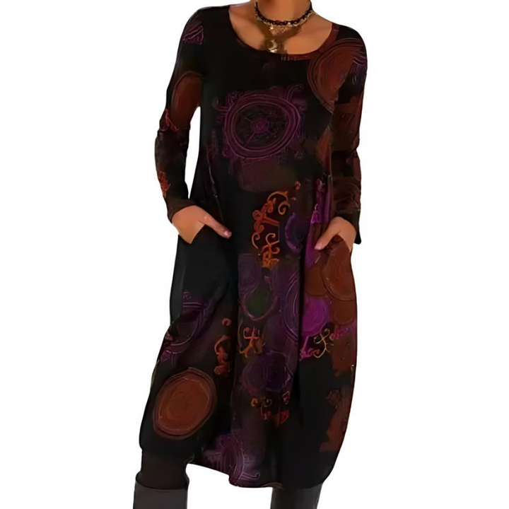 Shaira Refined Casual Print Dress