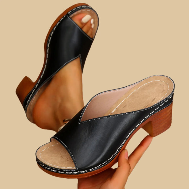 Maelis | Leather Orthopedic Sandals