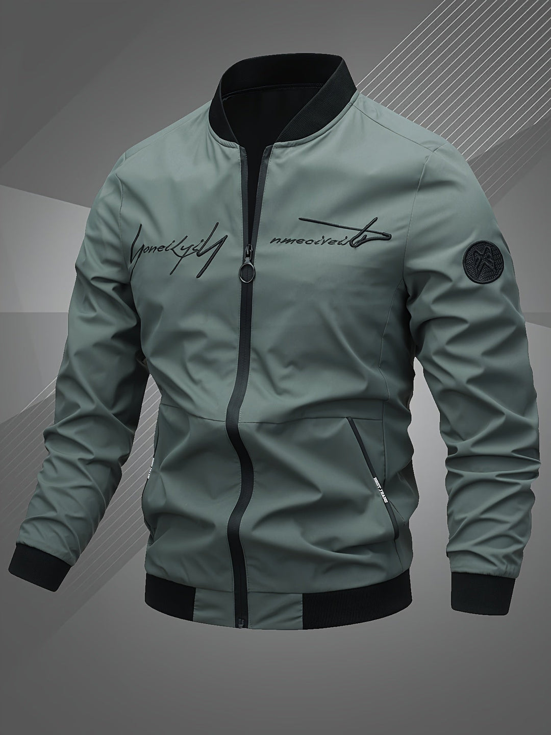 Harm | Casual LEON | URBAN BOMBER JACKET met Lange Mouwen