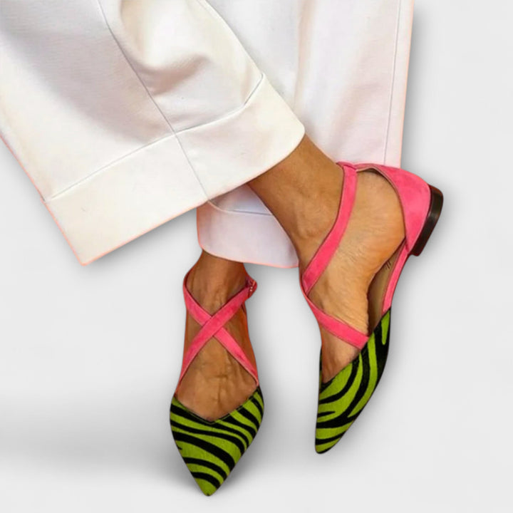 HAZEL | STRAPPY BALLERINAS
