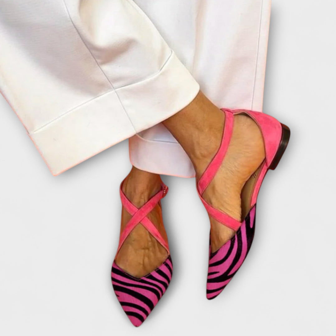 HAZEL | STRAPPY BALLERINAS