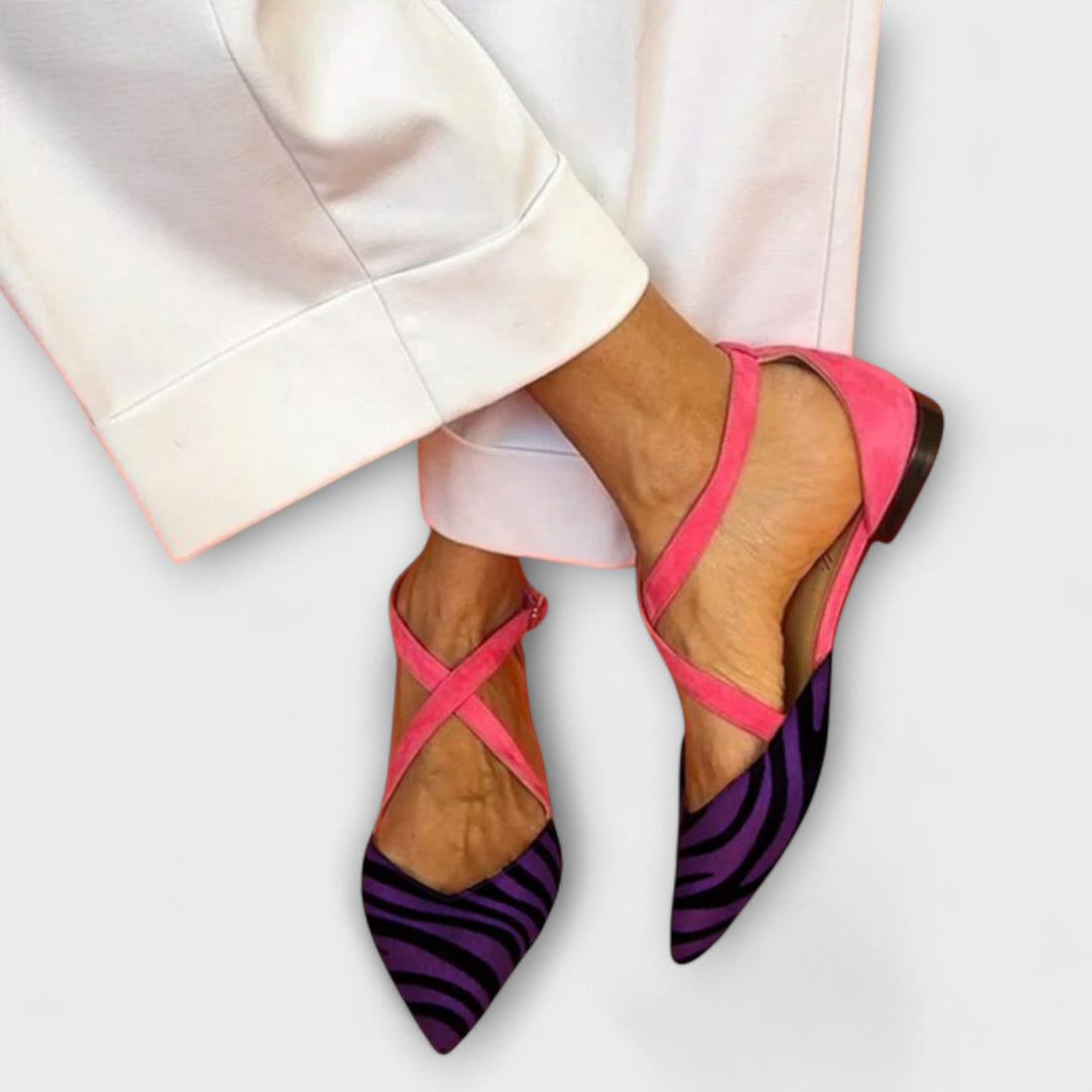 HAZEL | STRAPPY BALLERINAS