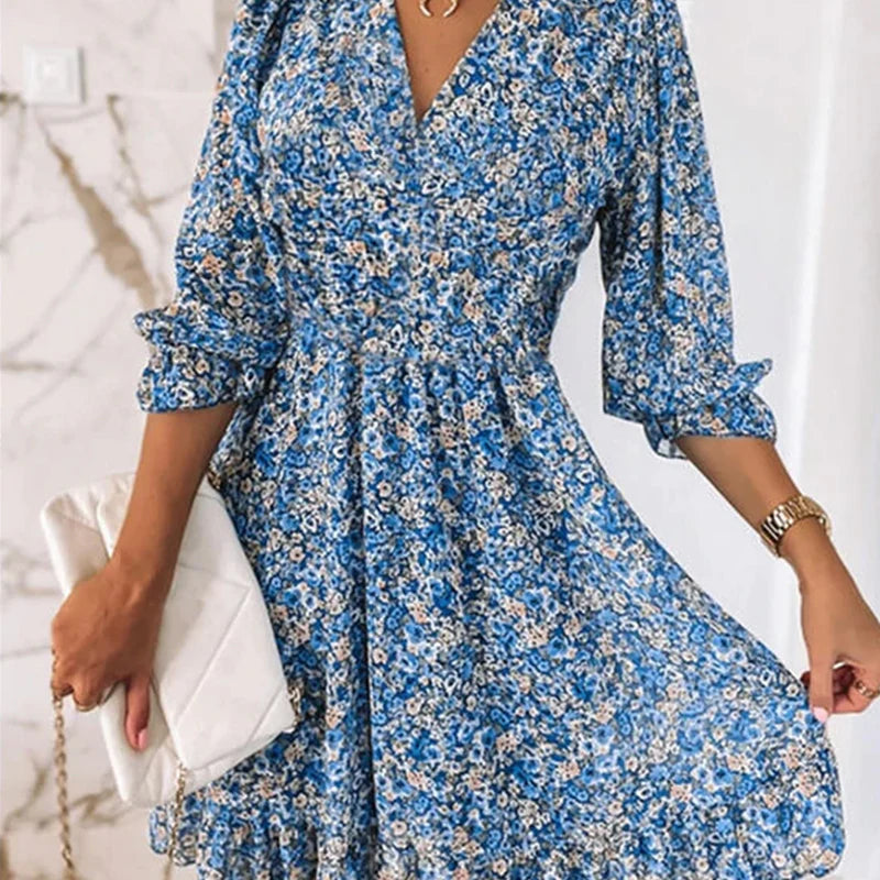 Aleia Bloom Romantic Floral Dress