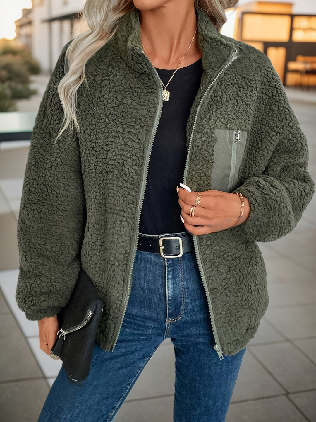 Clara | Elegant Teddy Jacket