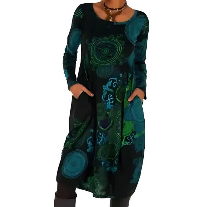 Shaira Refined Casual Print Dress