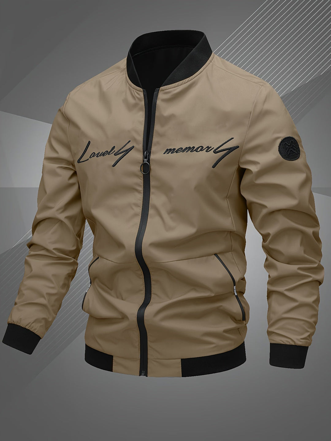 Harm | Casual LEON | URBAN BOMBER JACKET met Lange Mouwen