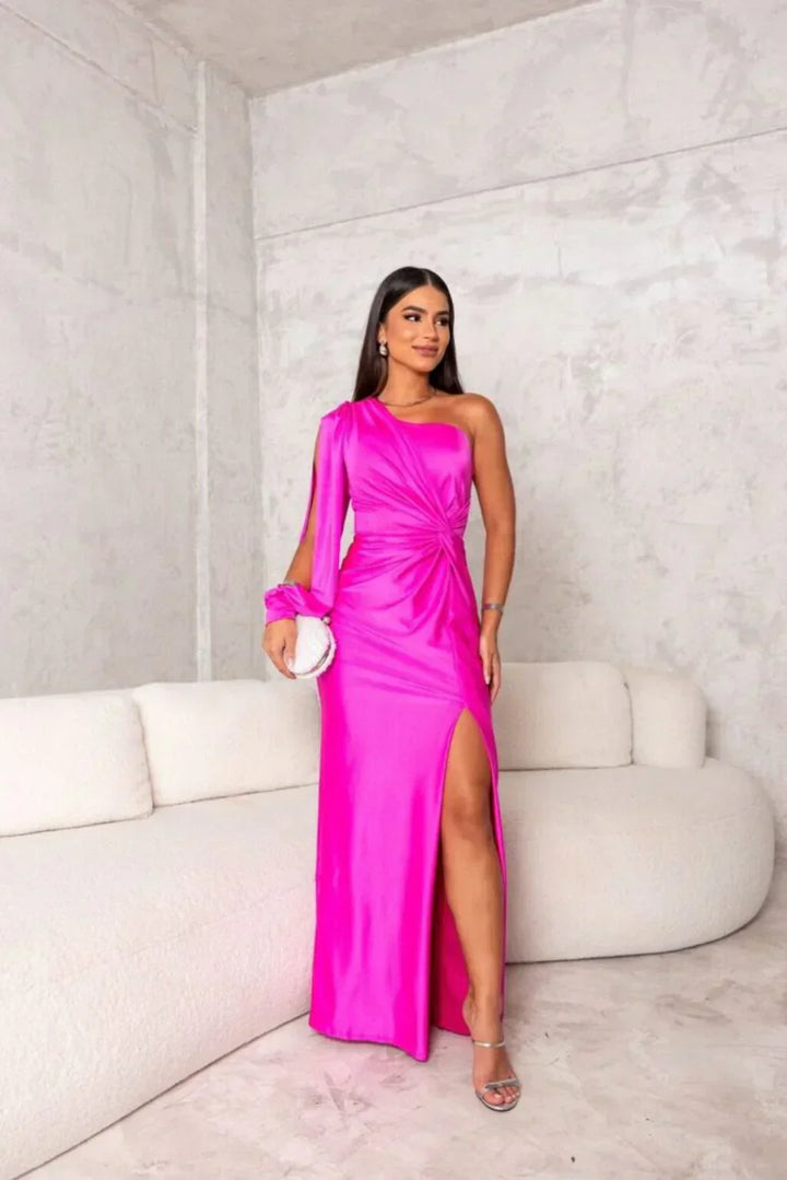 Alia Chic Flowing Maxi Dress