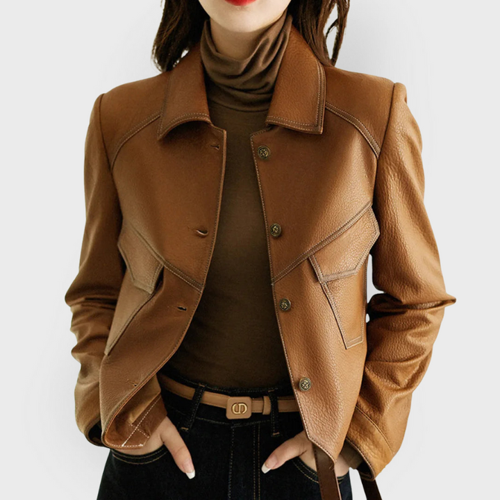 EMMA | MODERN LEATHER JACKET