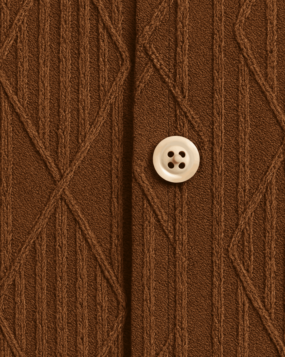 Adrian – Geometric Cuban Shirt in Jacquard
