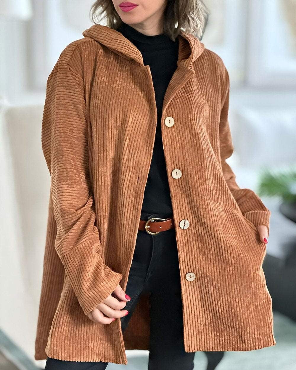 ISABELLA | COZY CORDUROY COAT