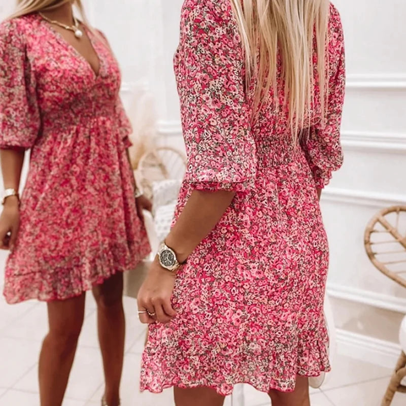 Aleia Bloom Romantic Floral Dress