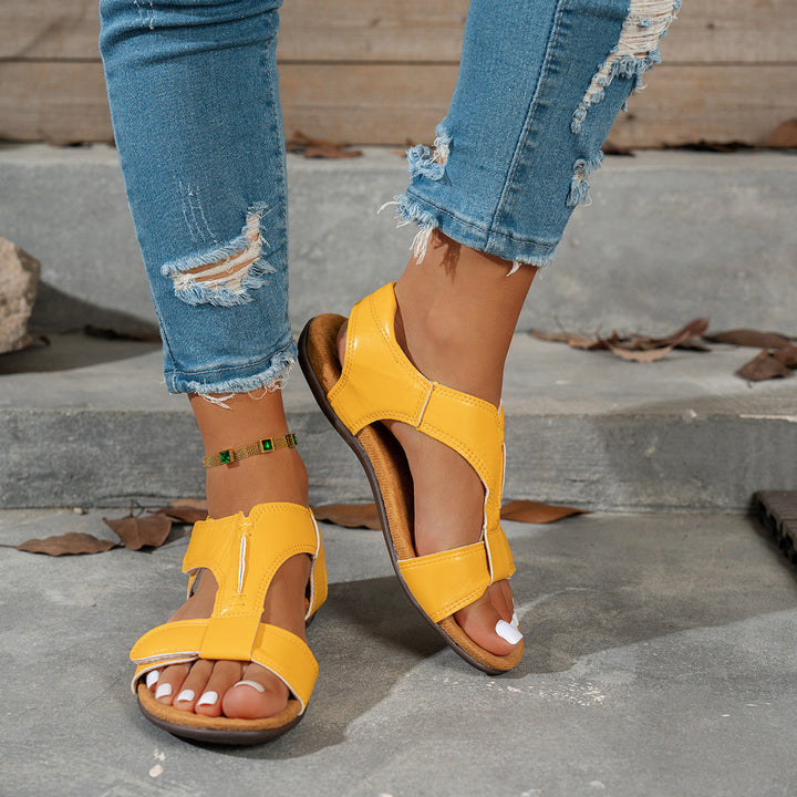 Velouria | Orthopedic Wedge Sandals