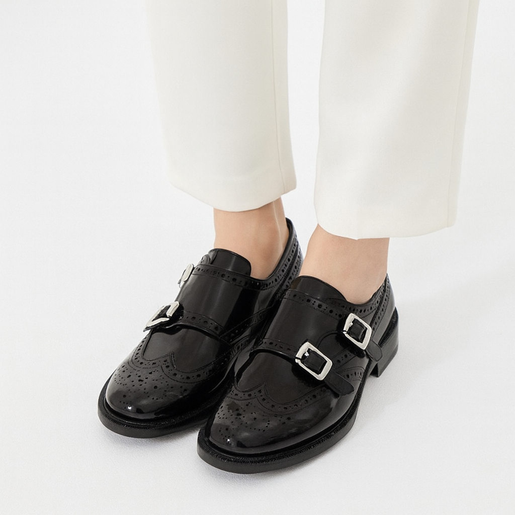 OLIVIA | MONK STRAP SHOES