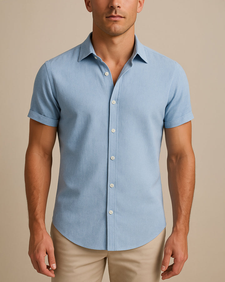 Victor – Modern Cotton and Linen Shirt