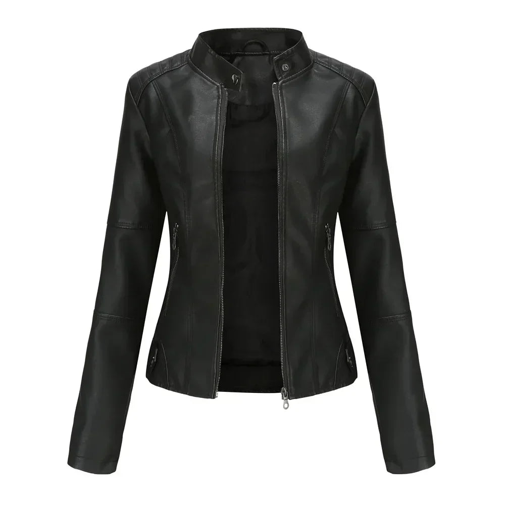 SOPHIA | CLASSIC LEATHER JACKET