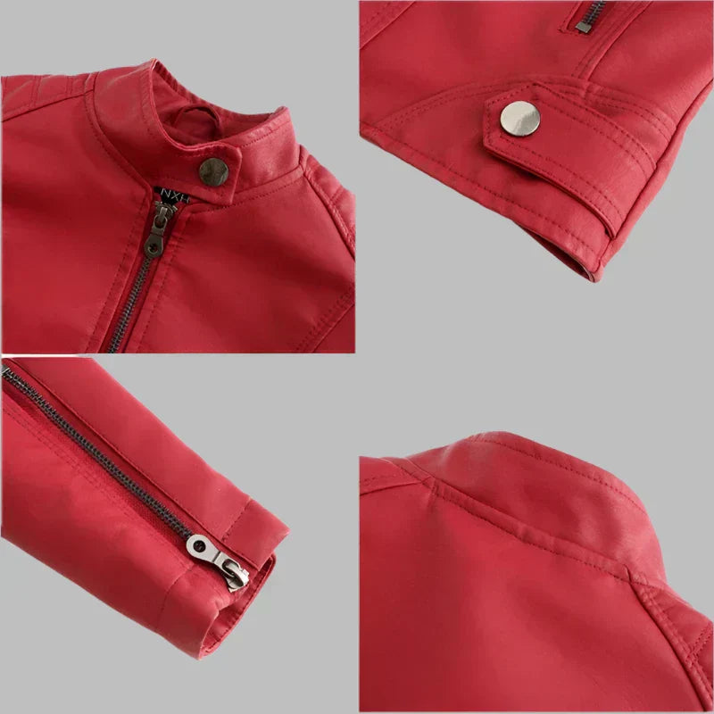 SOPHIA | CLASSIC LEATHER JACKET