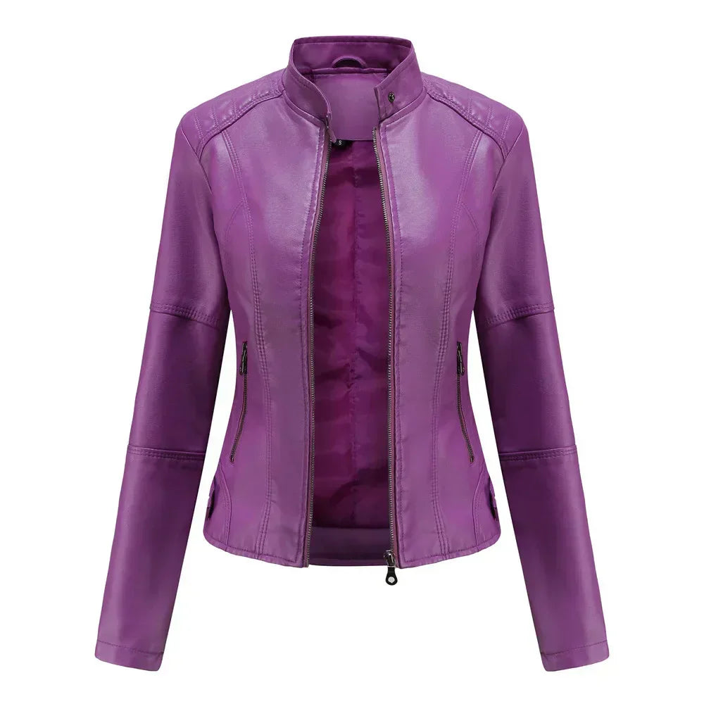 SOPHIA | CLASSIC LEATHER JACKET