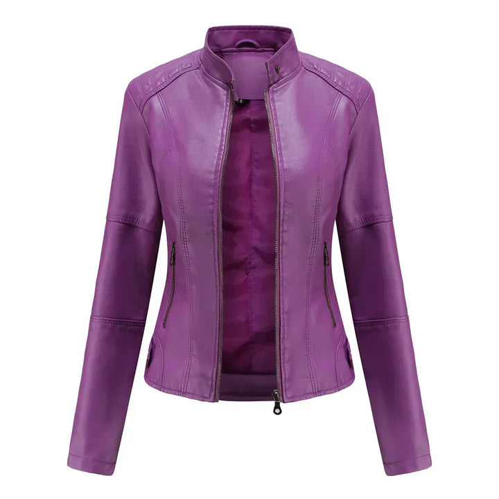 SOPHIA | CLASSIC LEATHER JACKET