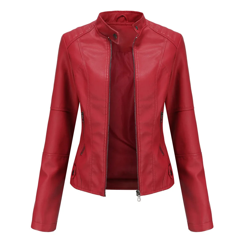 SOPHIA | CLASSIC LEATHER JACKET