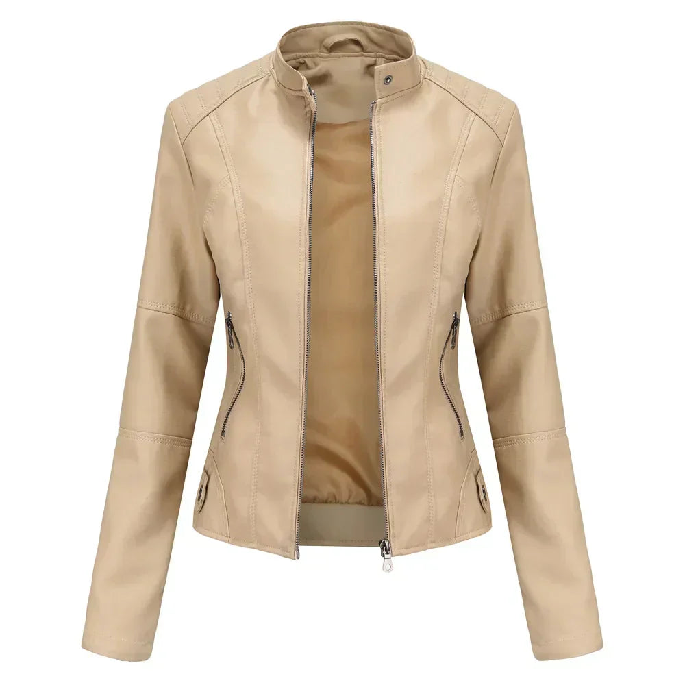 SOPHIA | CLASSIC LEATHER JACKET