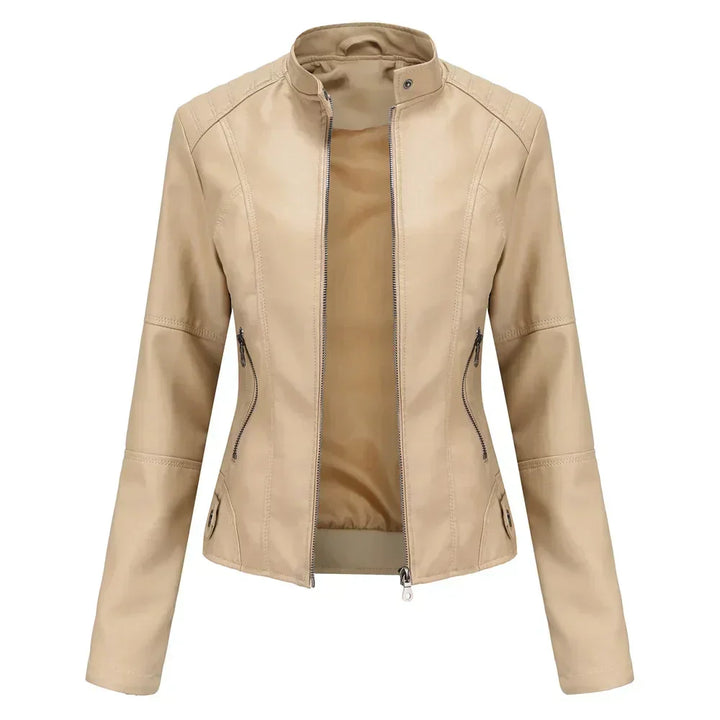 SOPHIA | CLASSIC LEATHER JACKET