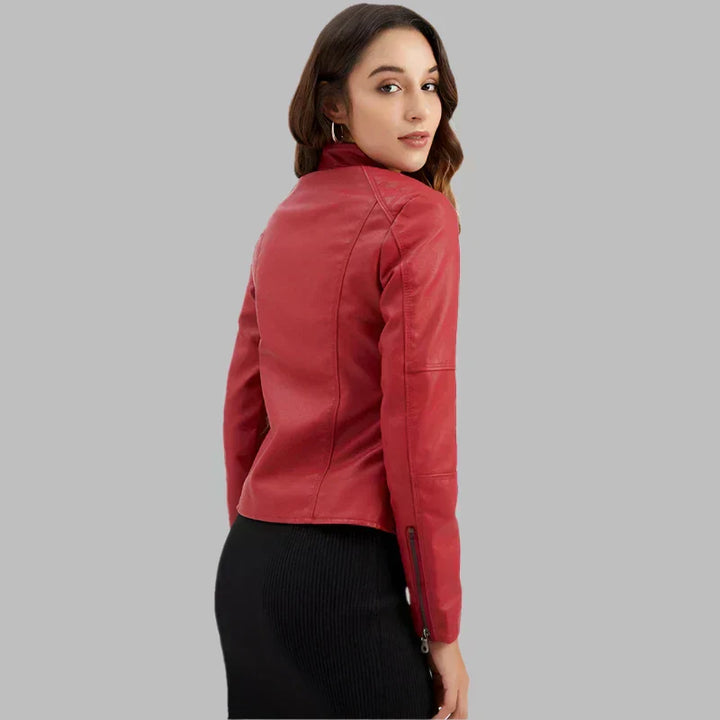 SOPHIA | CLASSIC LEATHER JACKET