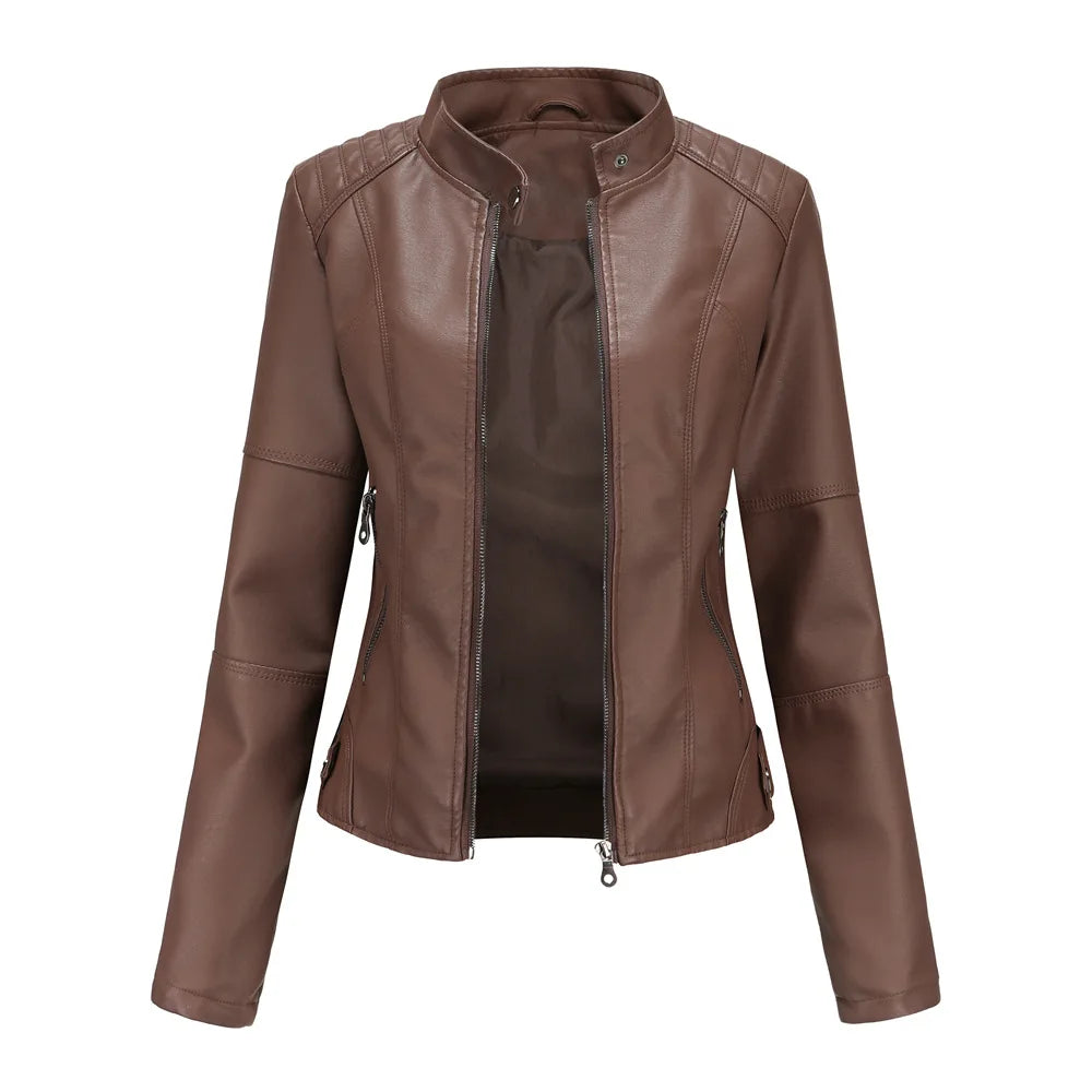 SOPHIA | CLASSIC LEATHER JACKET