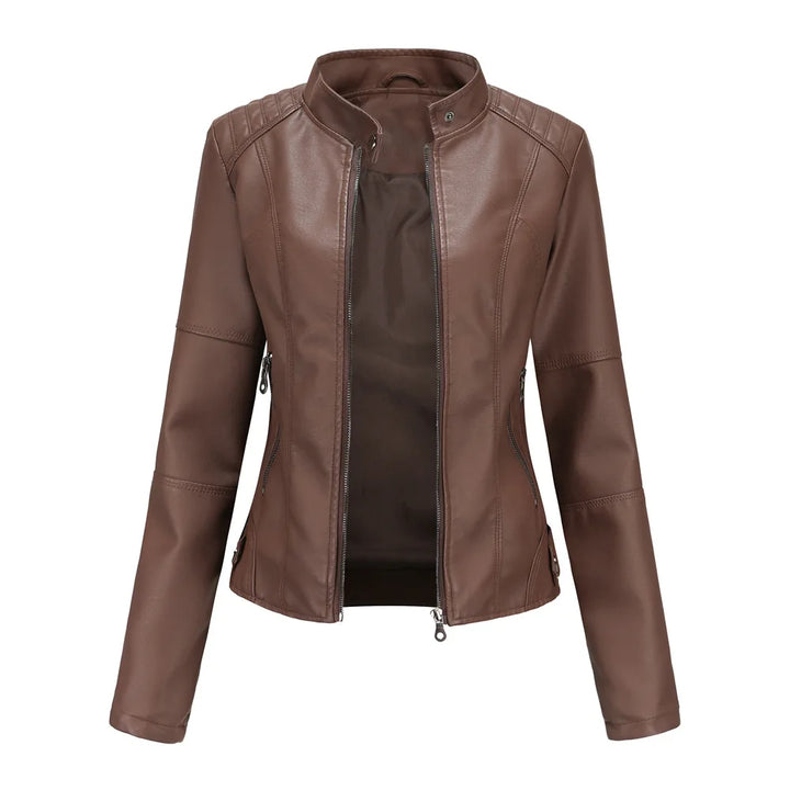 SOPHIA | CLASSIC LEATHER JACKET