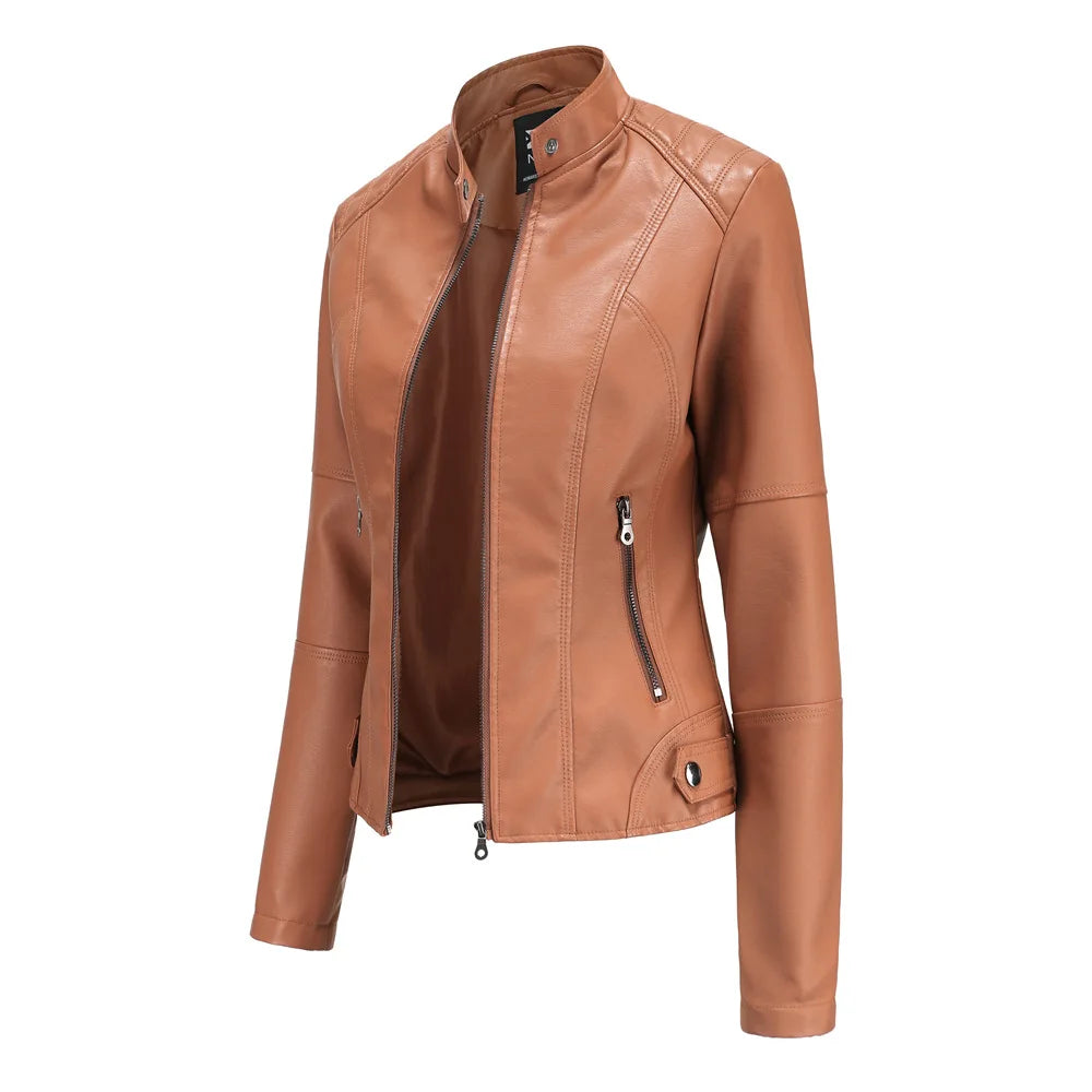 SOPHIA | CLASSIC LEATHER JACKET