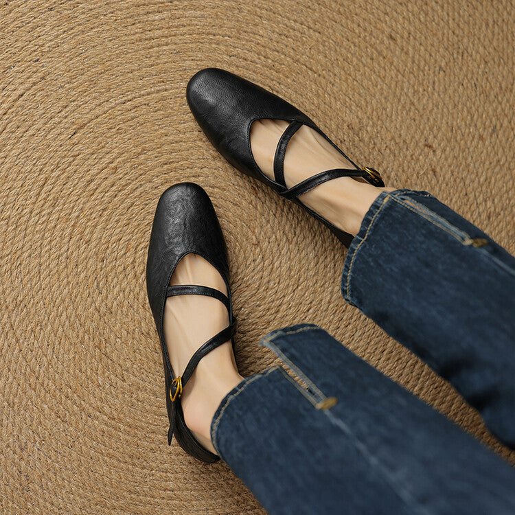 Dalira | Classic Comfort Leather Ballerinas