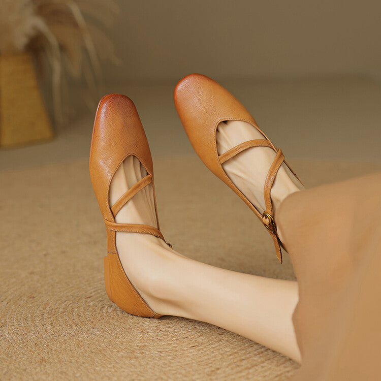 Dalira | Classic Comfort Leather Ballerinas