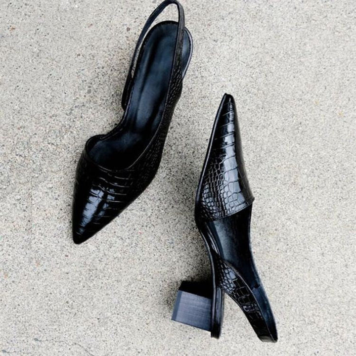 Fenara | Classic Comfort Wide-Toe Heels