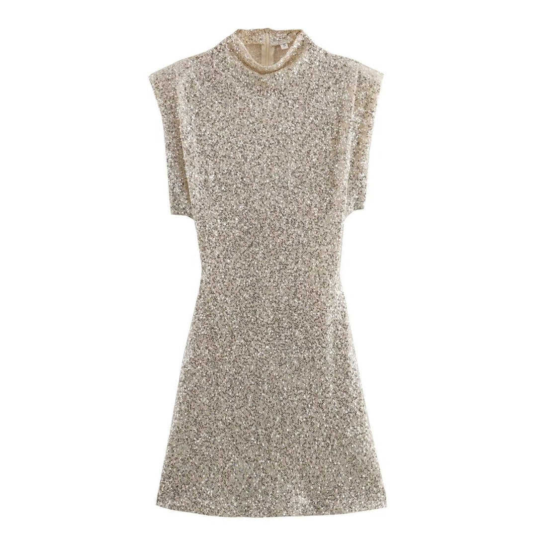 Alondra Radiant Glitter Midi Dress