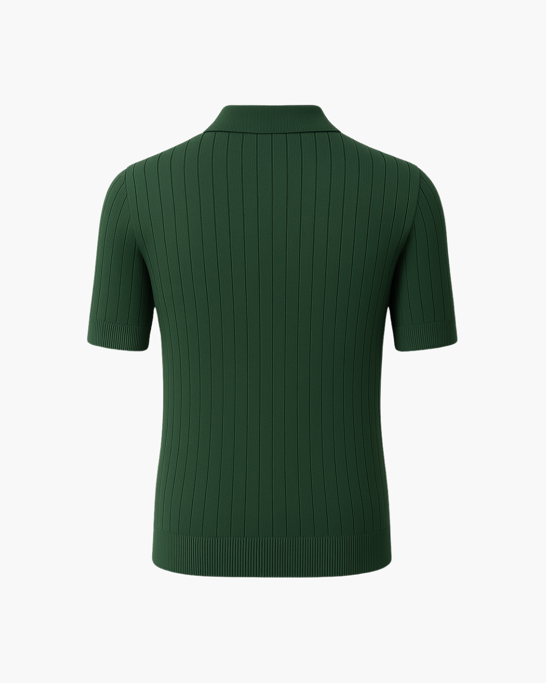 Felix – Comfortable Knit Polo with Graphite Accent