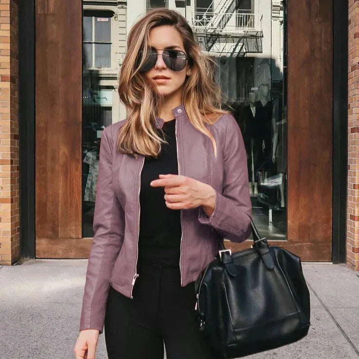 GIULIA | ELEGANT LEATHER JACKET