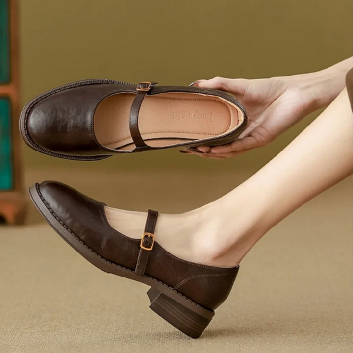 Orvella | Elegant Leather Mary Janes