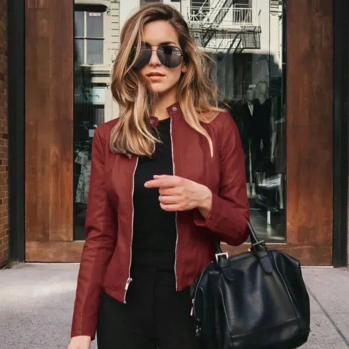 GIULIA | ELEGANT LEATHER JACKET