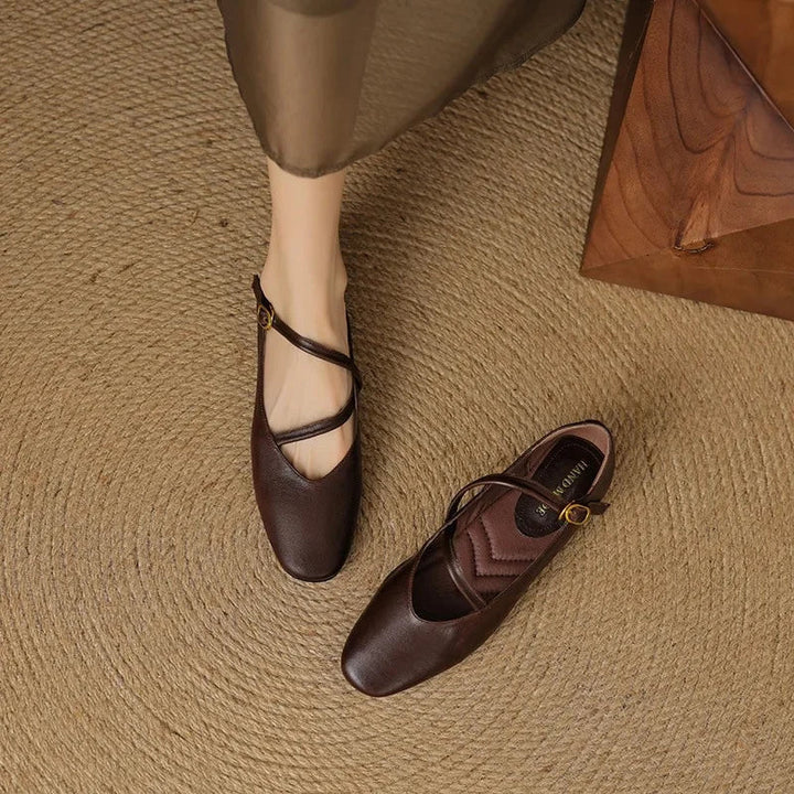 Dalira | Classic Comfort Leather Ballerinas