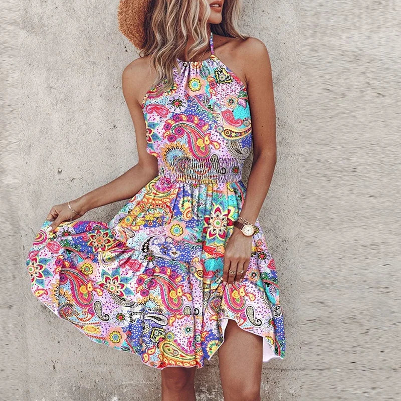 Monica Chic Bohemian Maxi Dress