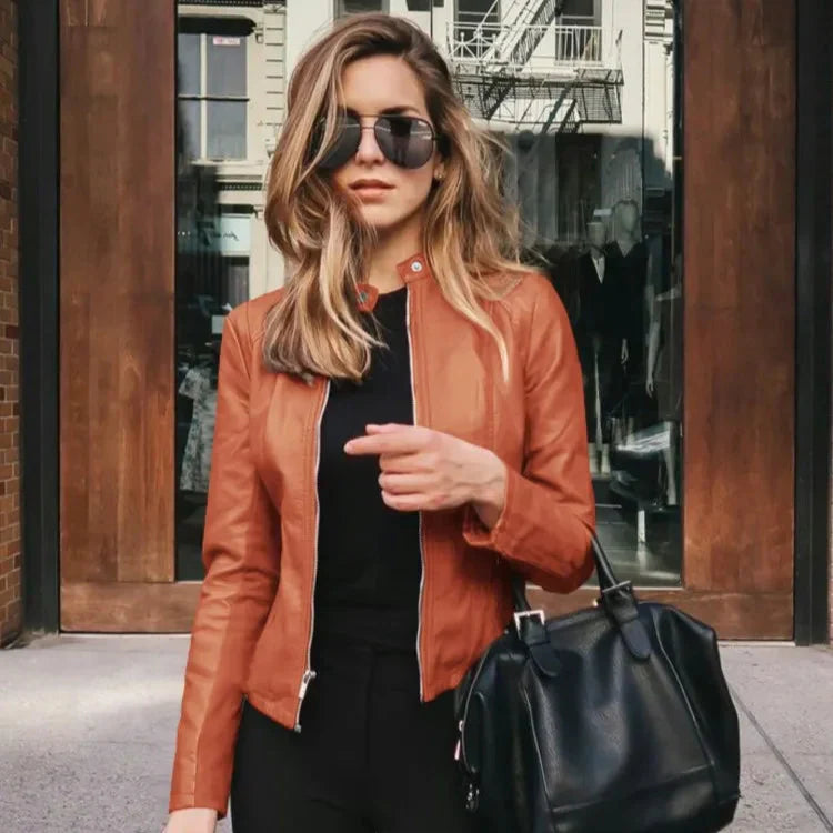 GIULIA | ELEGANT LEATHER JACKET