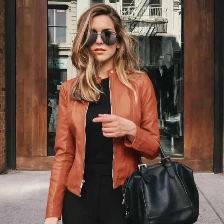 GIULIA | ELEGANT LEATHER JACKET