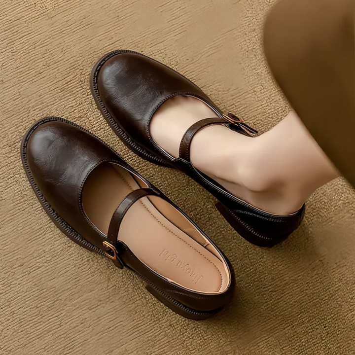Orvella | Elegant Leather Mary Janes