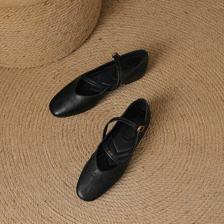 Dalira | Classic Comfort Leather Ballerinas