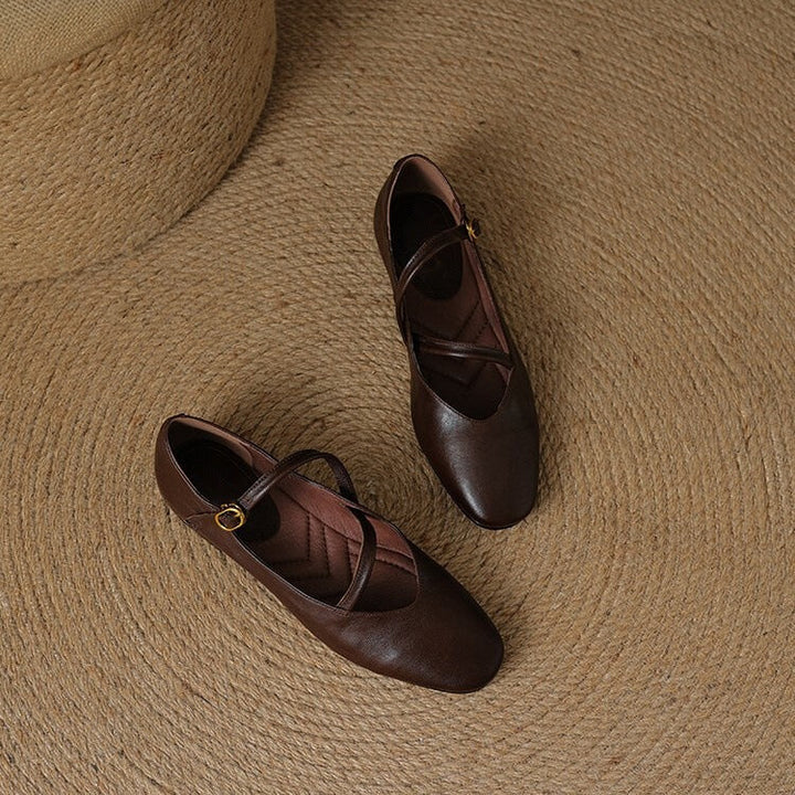Dalira | Classic Comfort Leather Ballerinas