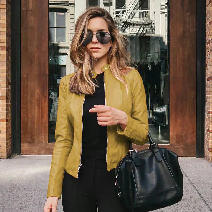 GIULIA | ELEGANT LEATHER JACKET