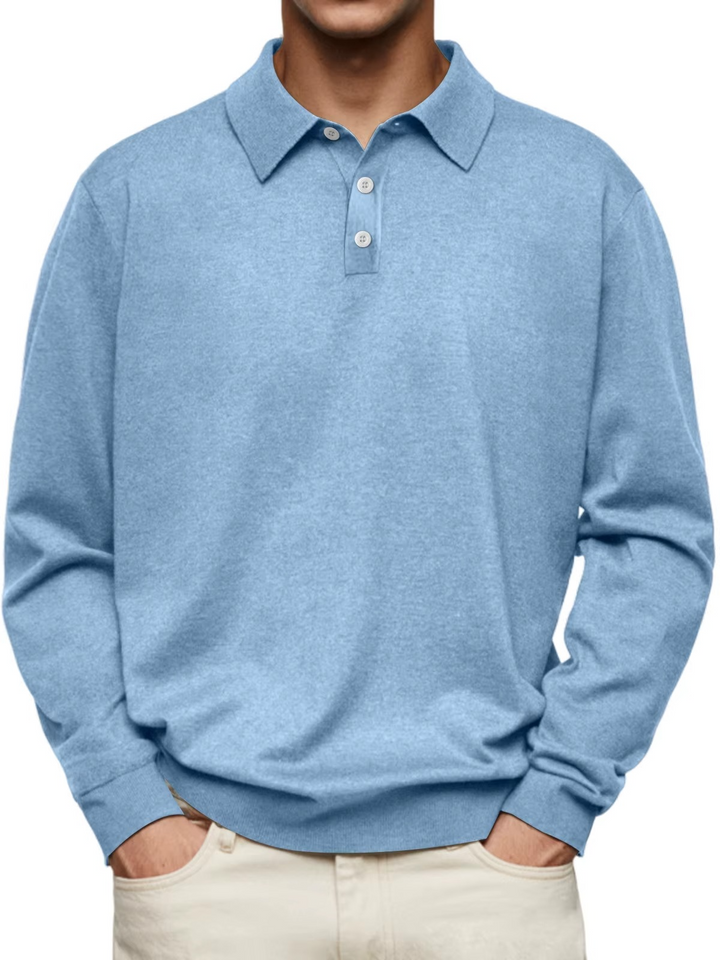 AIDEN | LONG SLEEVE POLO
