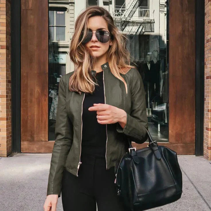 GIULIA | ELEGANT LEATHER JACKET