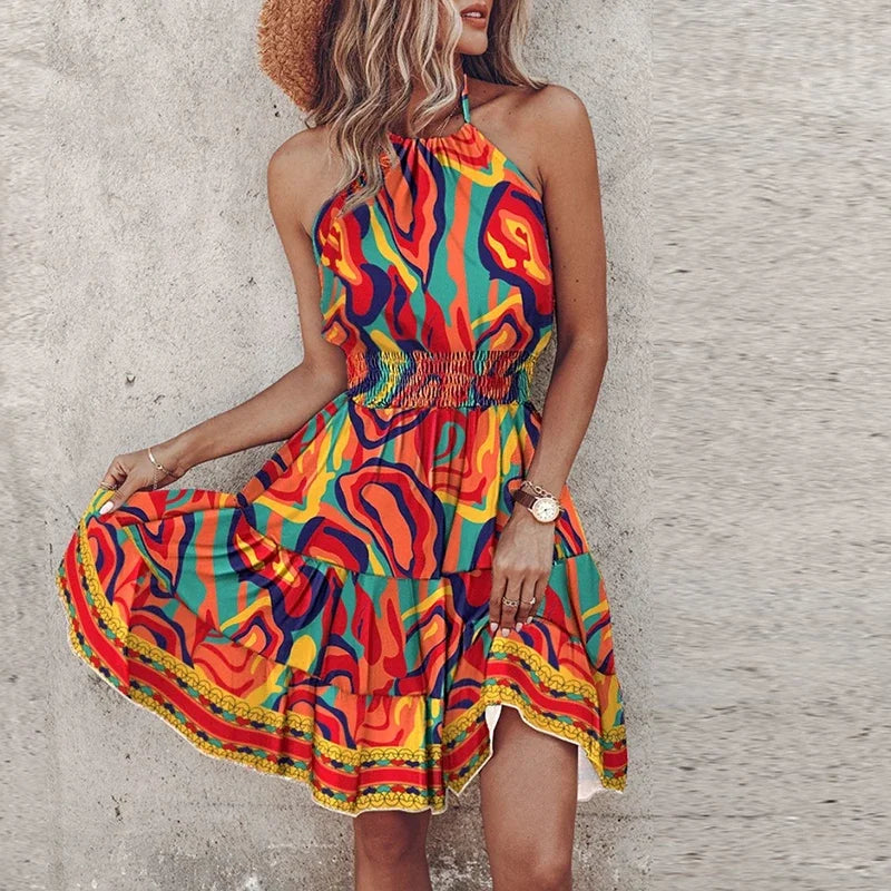 Monica Chic Bohemian Maxi Dress